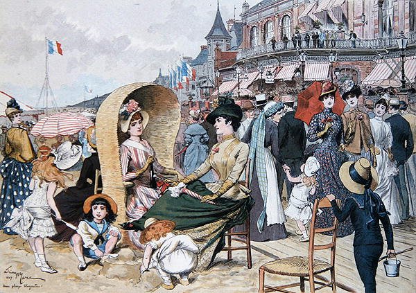 Una playa elegante de Adrien Emmanuel Marie