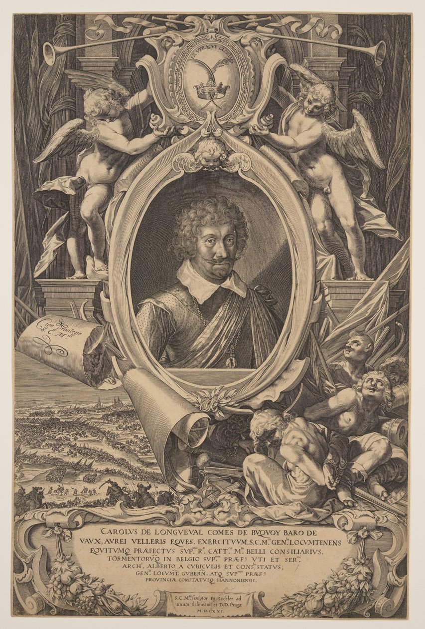 Carlos Buenaventura de Longueval de Aegidius Sadeler II