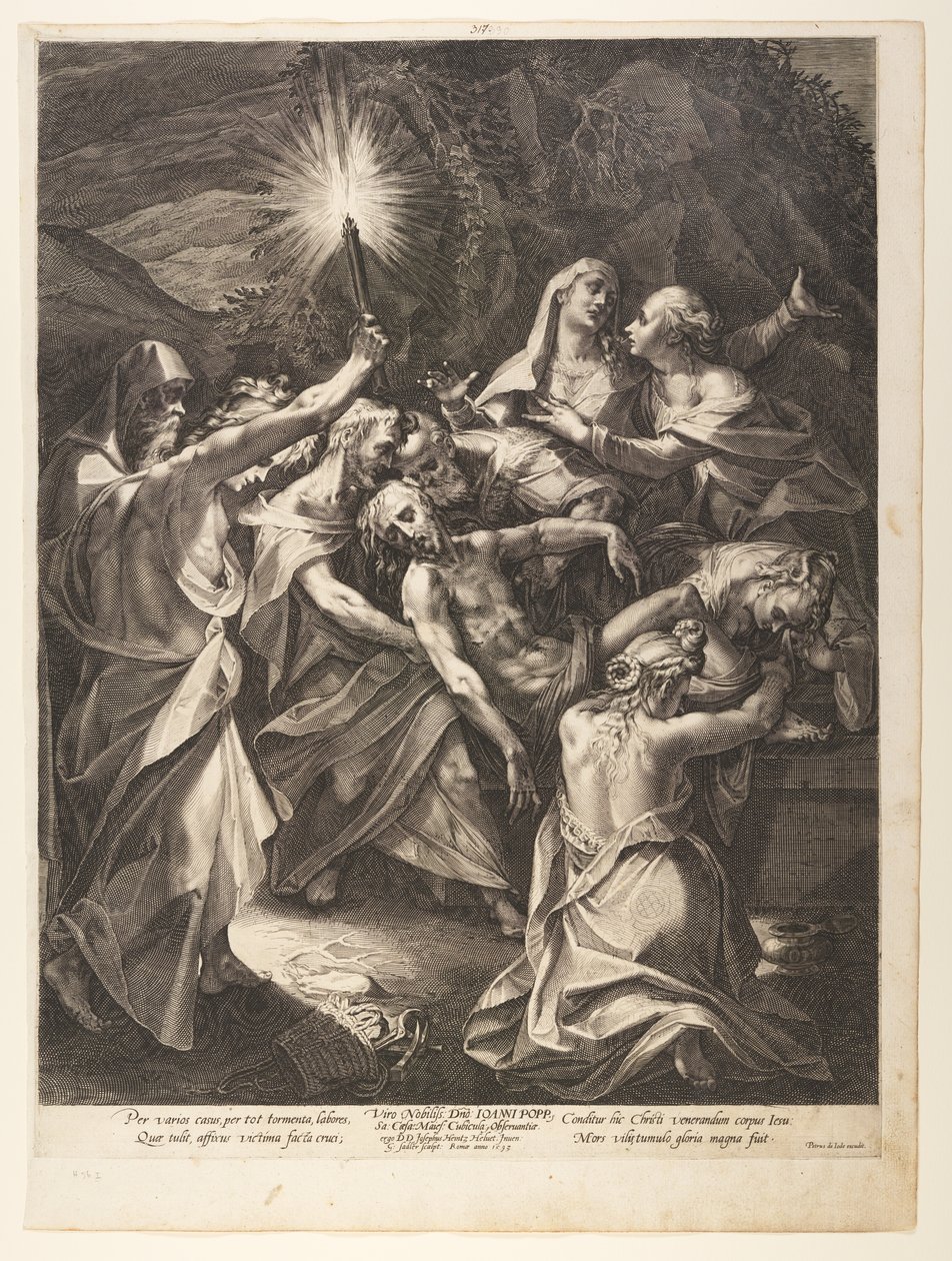 El entierro de Aegidius Sadeler II