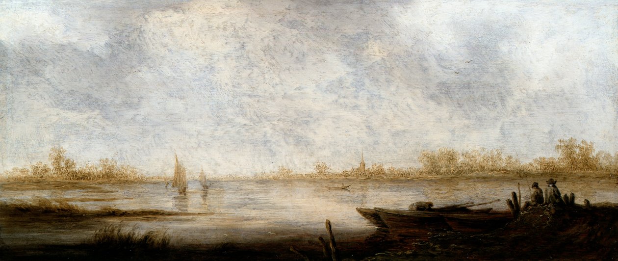 Paisaje fluvial de Aelbert Cuyp