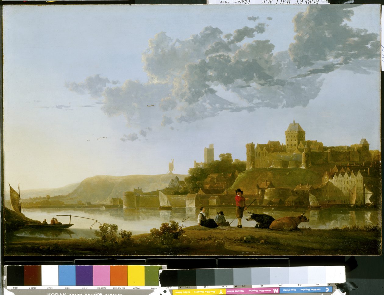 El Valkhof en Nimega (óleo sobre madera) de Aelbert Cuyp