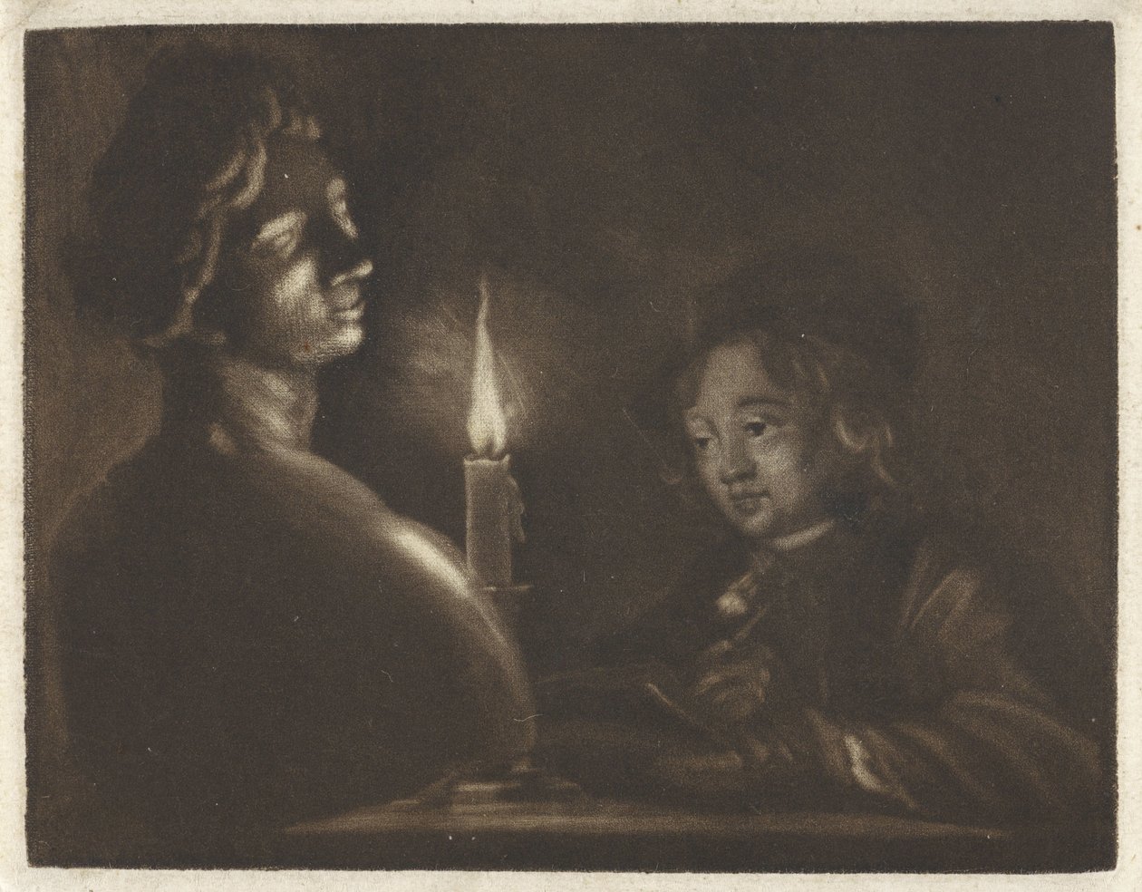 chico dibujando de Aert Schouman