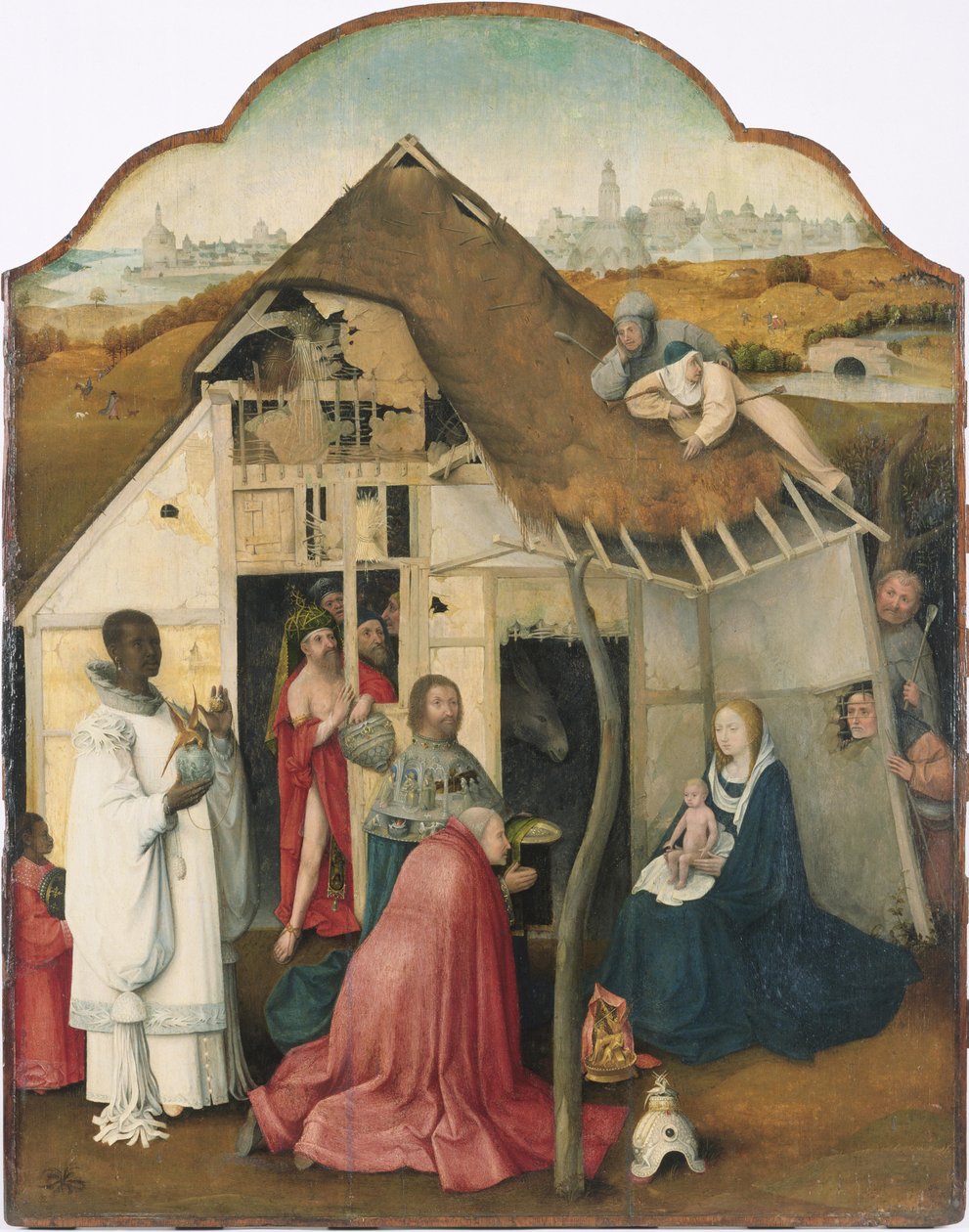 Adoración de los Magos de After Hieronymus Bosch