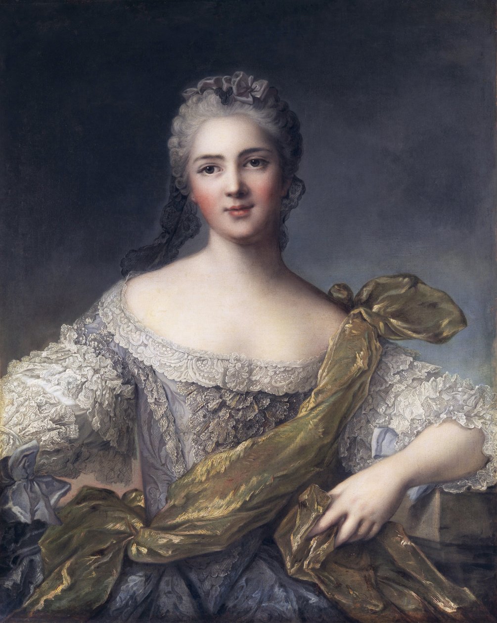 Retrato de Victoire de Francia de After Jean Marc Nattier