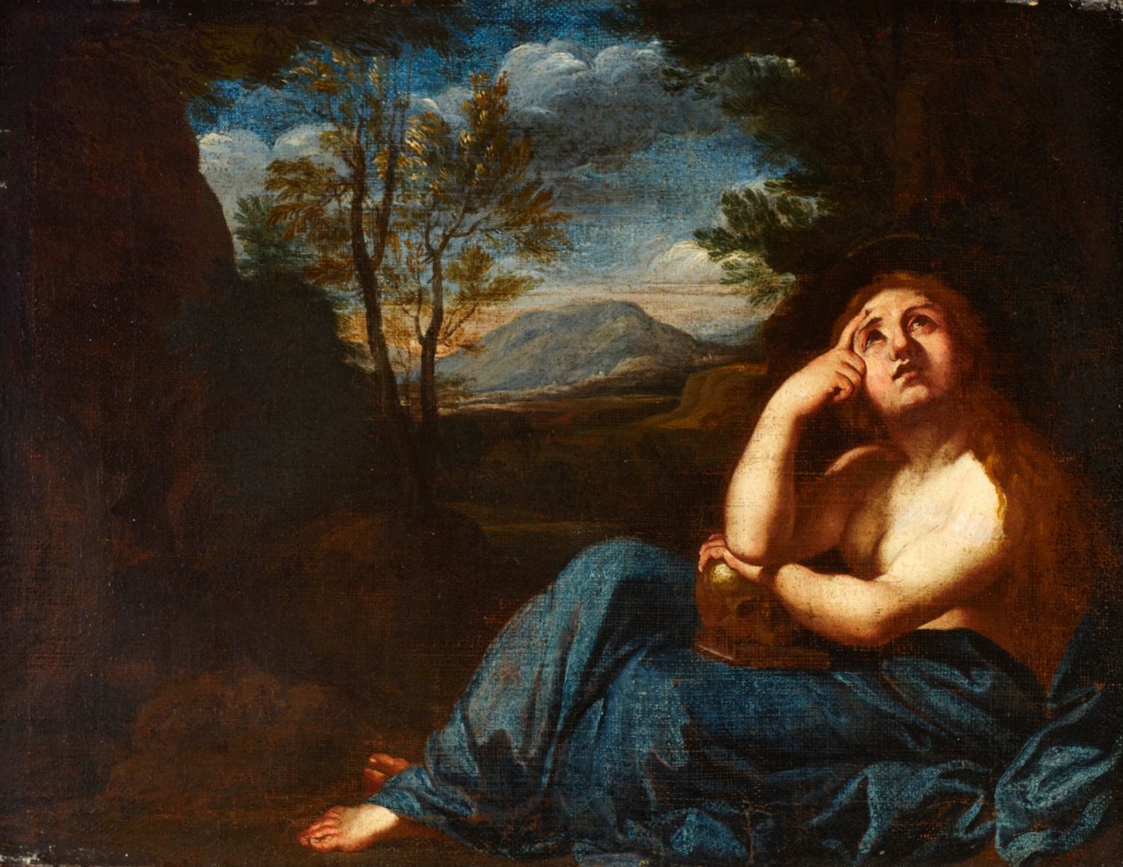 Magdalena de After Annibale Carracci