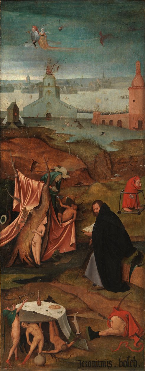 La tentación de San Antonio de After Hieronymus Bosch