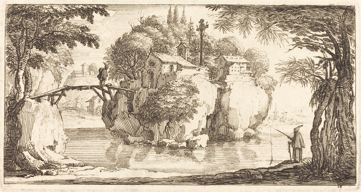Paisaje de After Jacques Callot