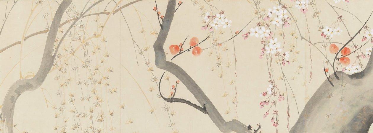 Flores de las Cuatro Estaciones de after Sakai Hōitsu
