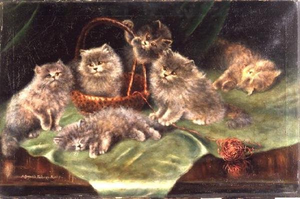 Seis Gatitos de Agnes Augusta Talboys