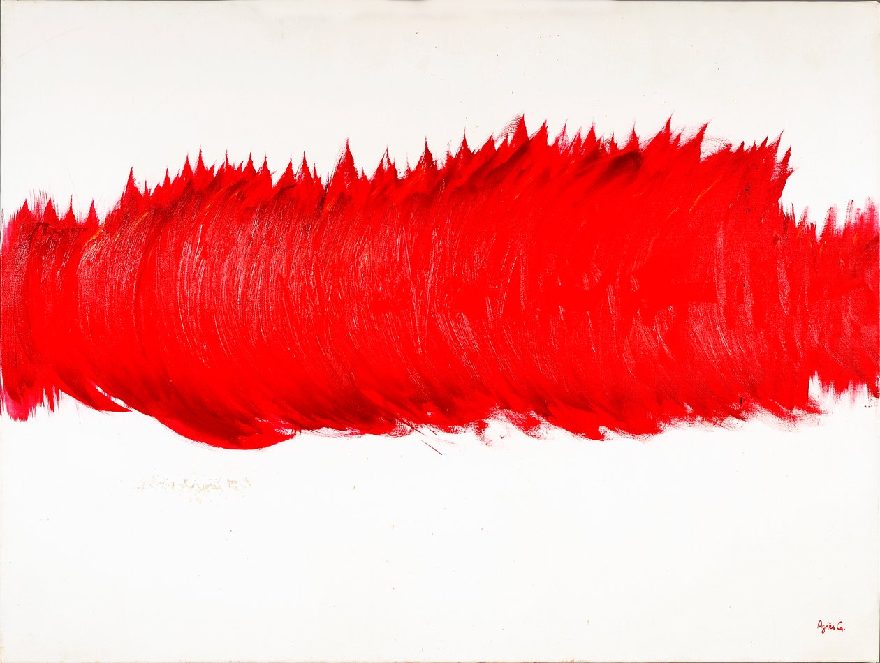 Twister, 2014 (óleo sobre lienzo) de Agnes Girardon
