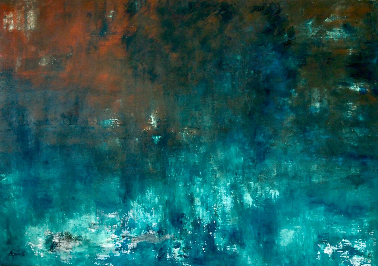 Sin título , 2020, óleo sobre lienzo de Agnes Girardon