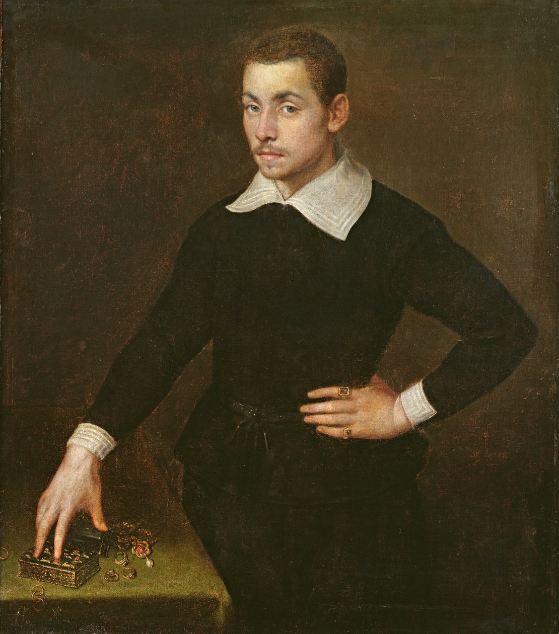 Retrato de un joven orfebre florentino de Agnolo Bronzino
