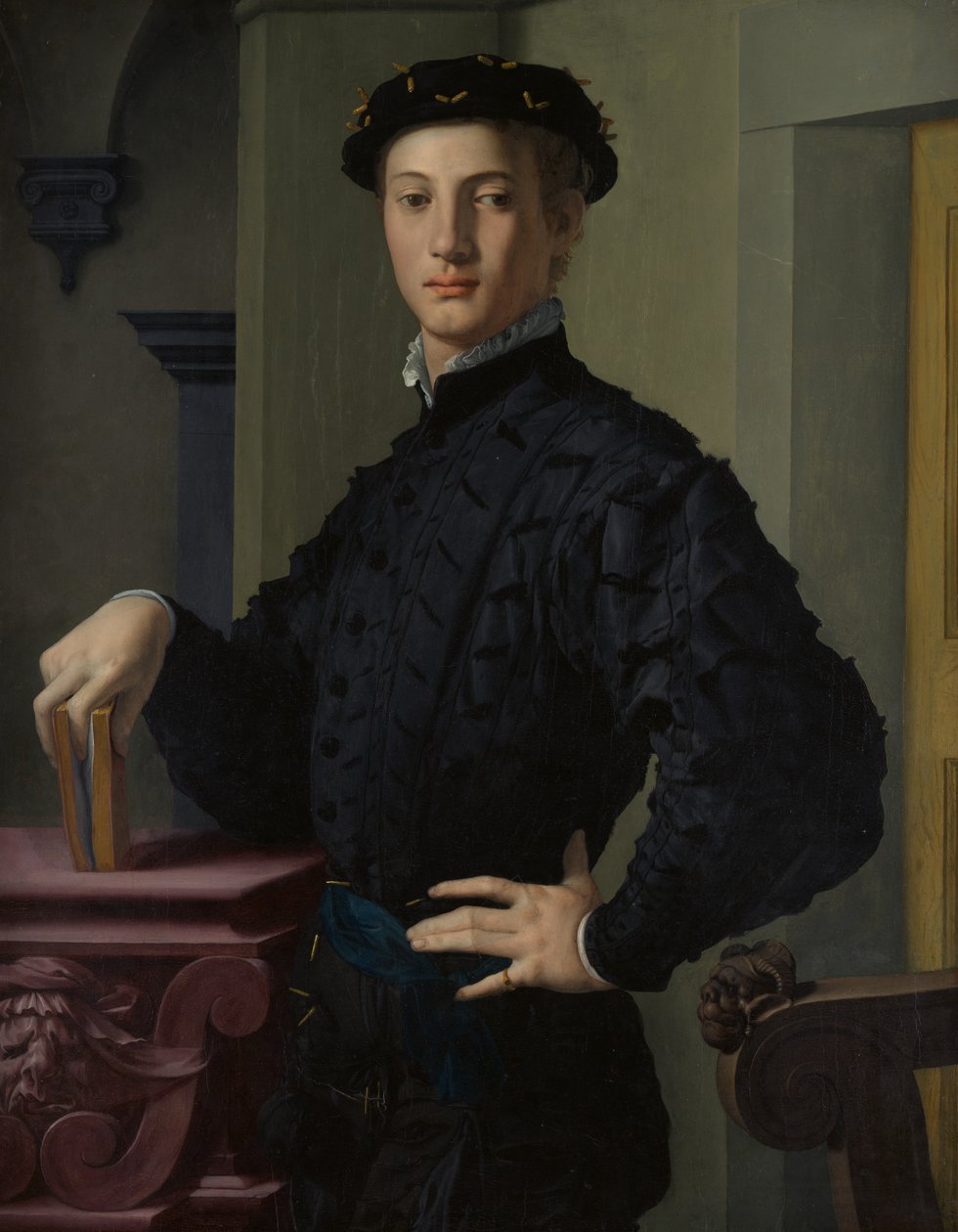Retrato de un Joven de Agnolo Bronzino