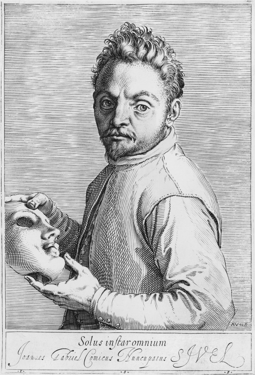 El actor Jean Gabriel Swel de Agostino Carracci