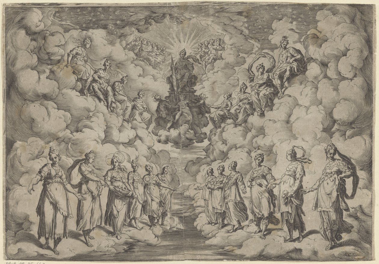 Armonía de las esferas de Agostino Carracci