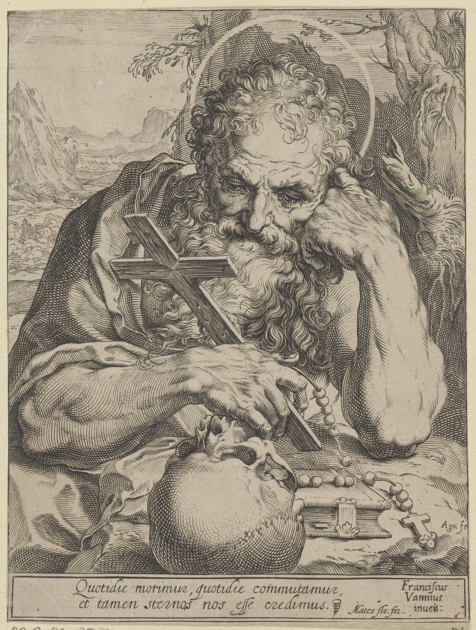 San Jerónimo de Agostino Carracci