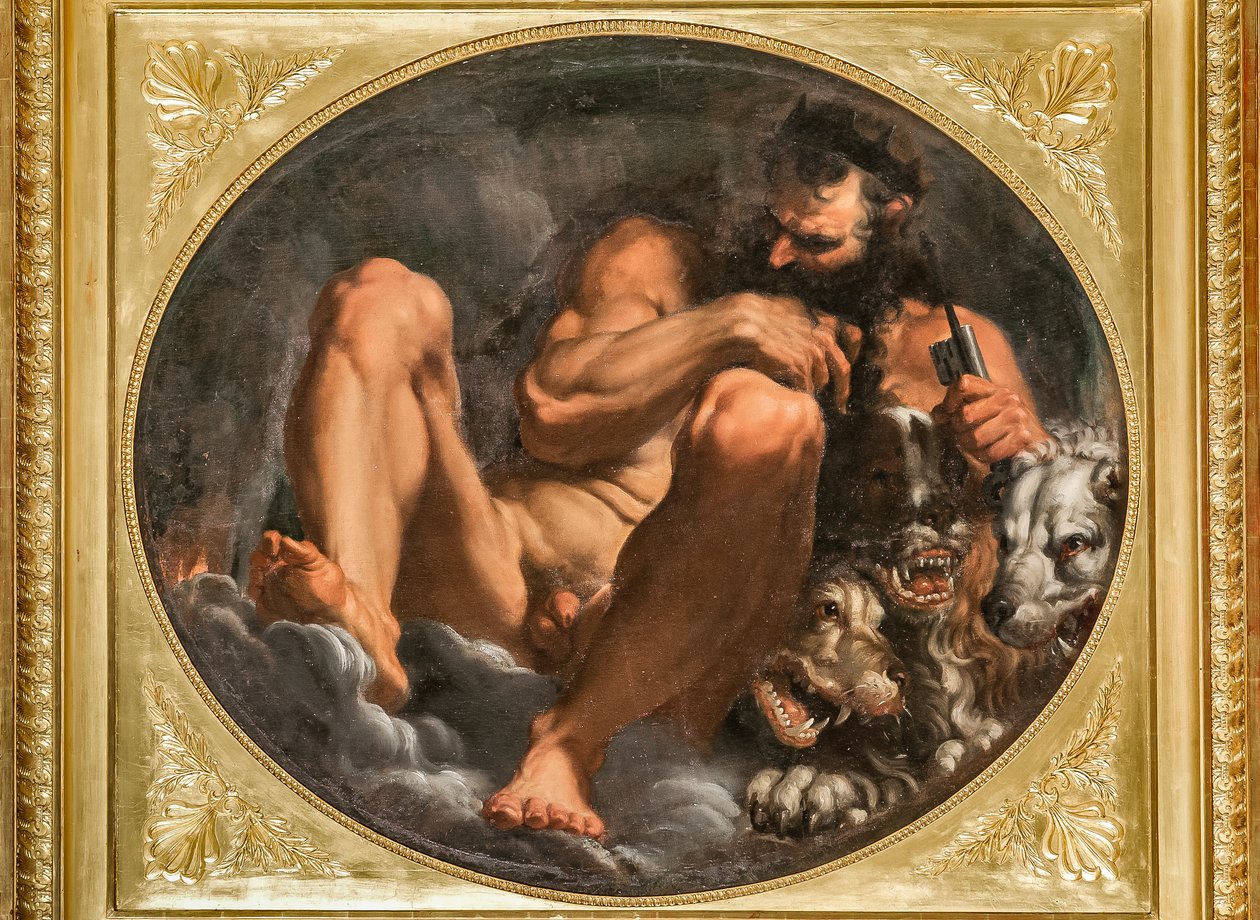 Plutón de Agostino Carracci
