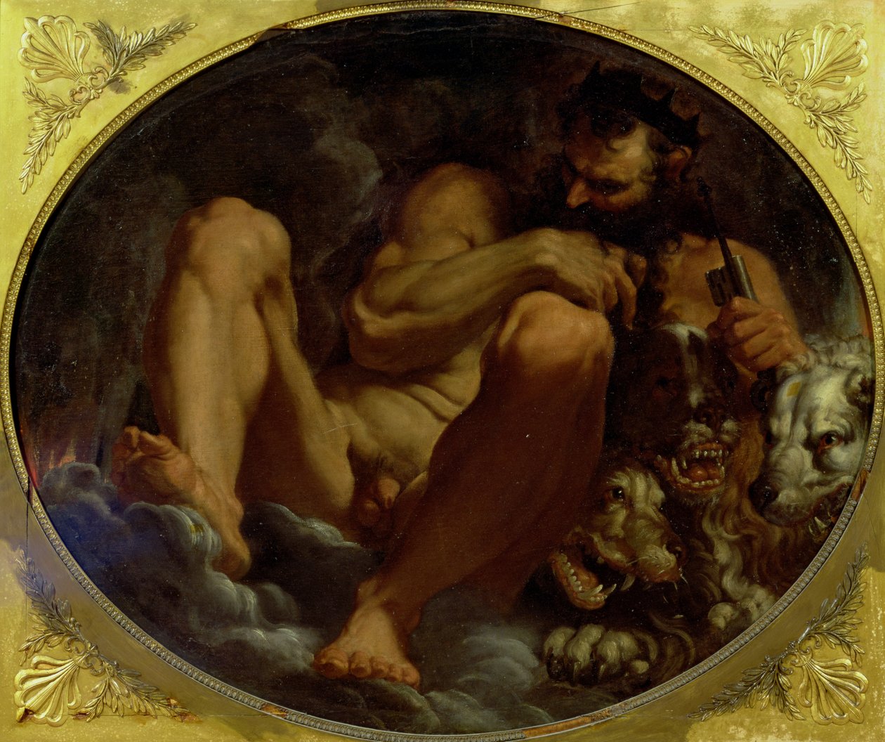 Plutón de Agostino Carracci