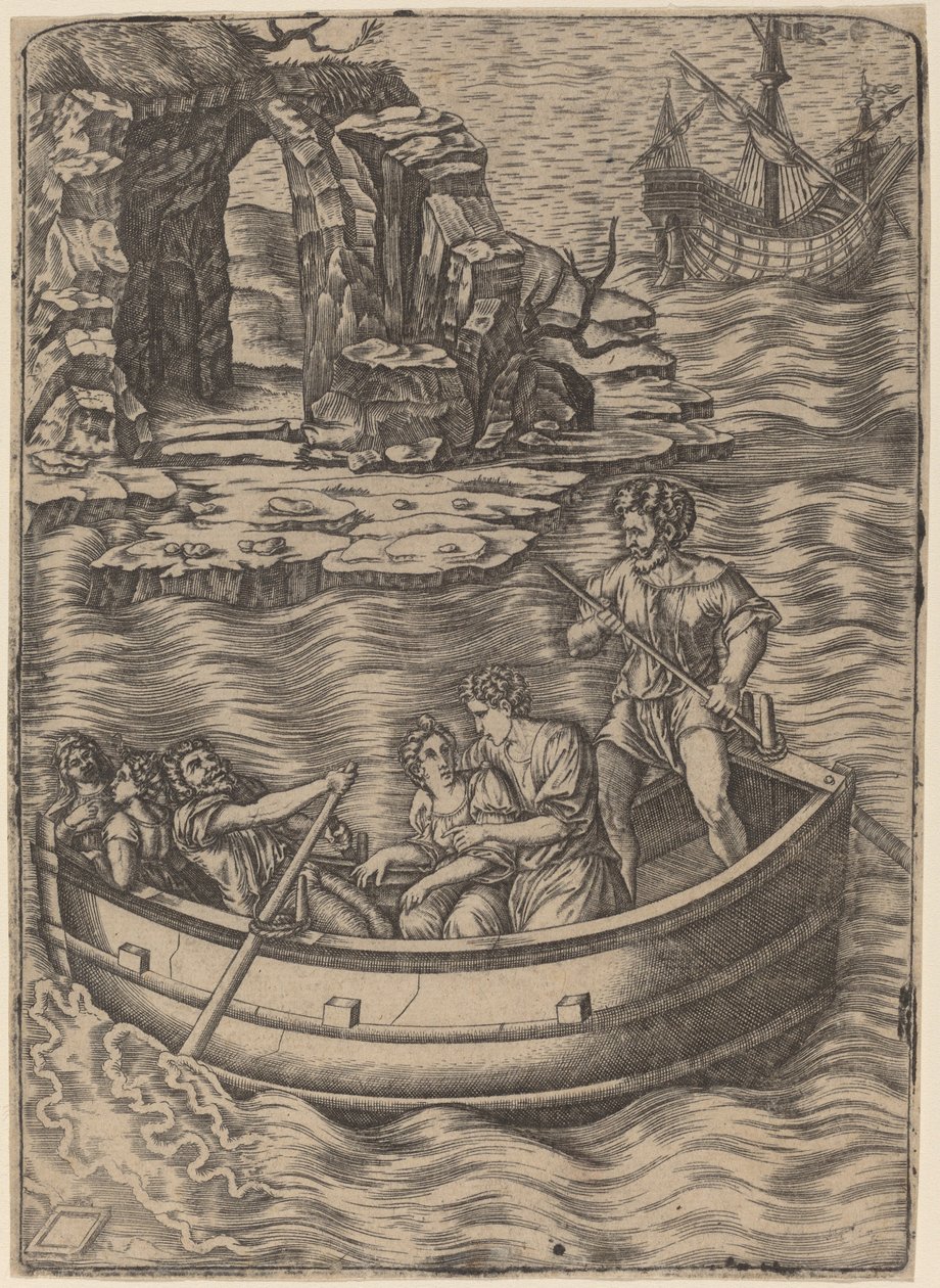 El Barco de Agostino dei Musi after Raphael