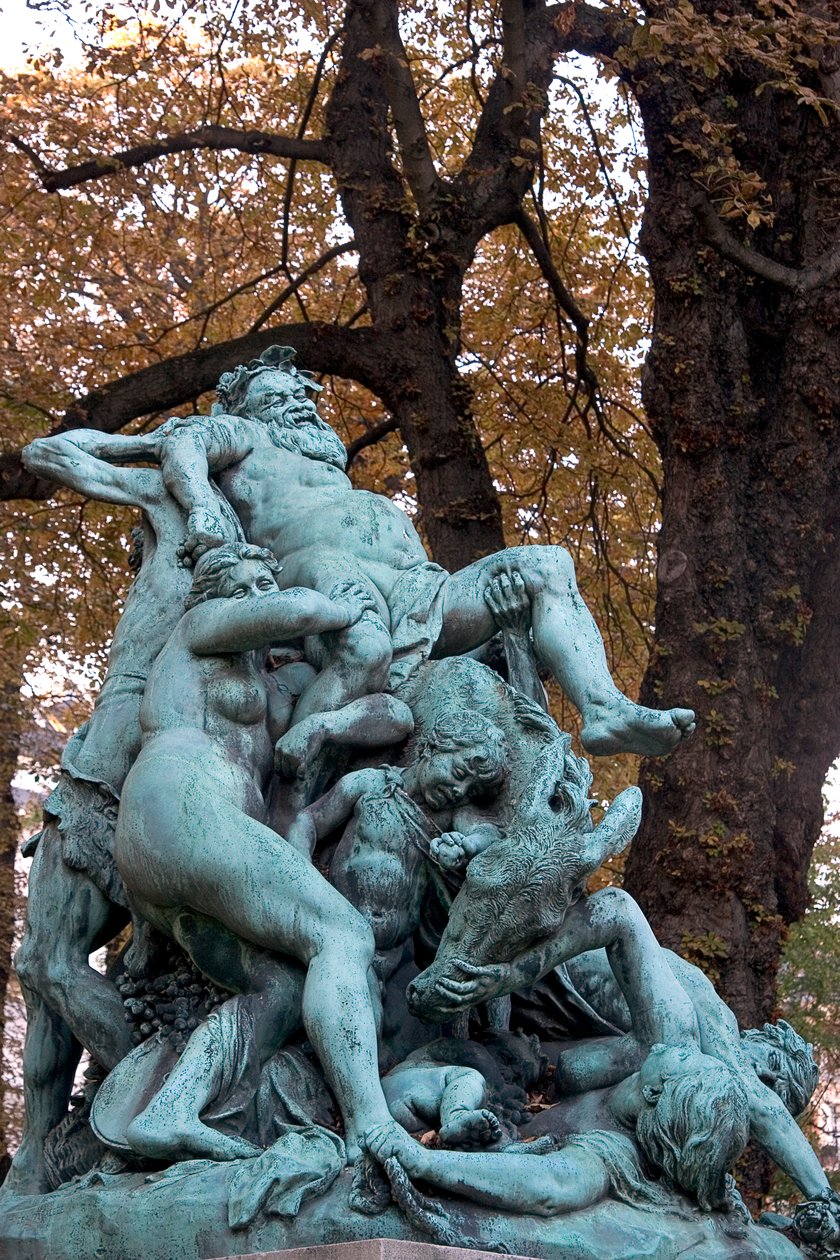 El triunfo de Sileno (bronce) de Aime Jules Dalou