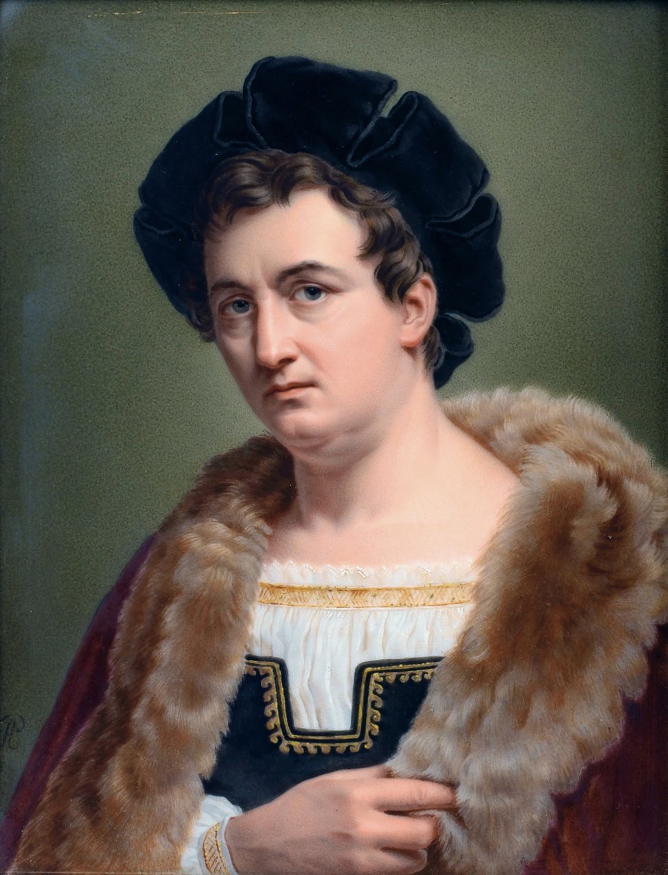 Retrato de François-Joseph Talma, 1823 de Aimée Perlet