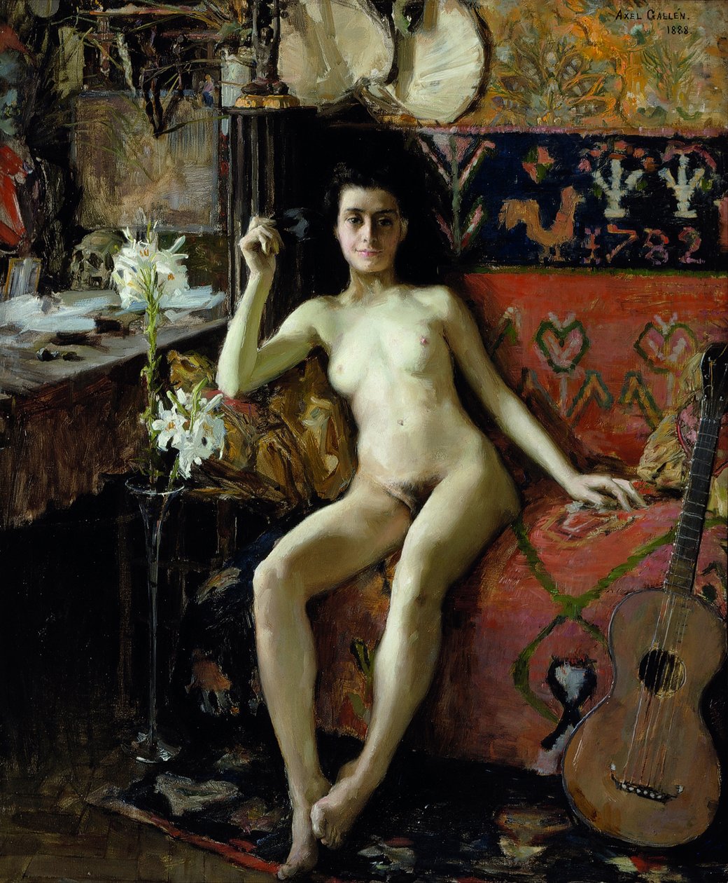 Desenmascarada, 1888 de Akseli Gallen Kallela