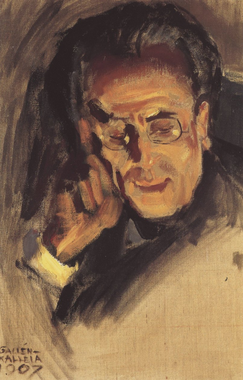 Retrato de Gustav Mahler, 1907 de Akseli Gallen Kallela