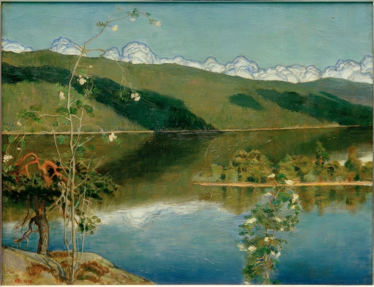 Nubes de tormenta en el horizonte de Akseli Valdemar Gallen Kallela
