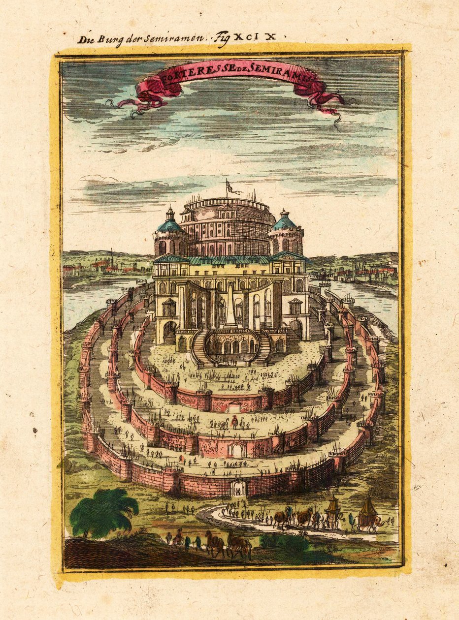 Fortaleza de Semiramis, 1719 de Alain Manesson Mallet