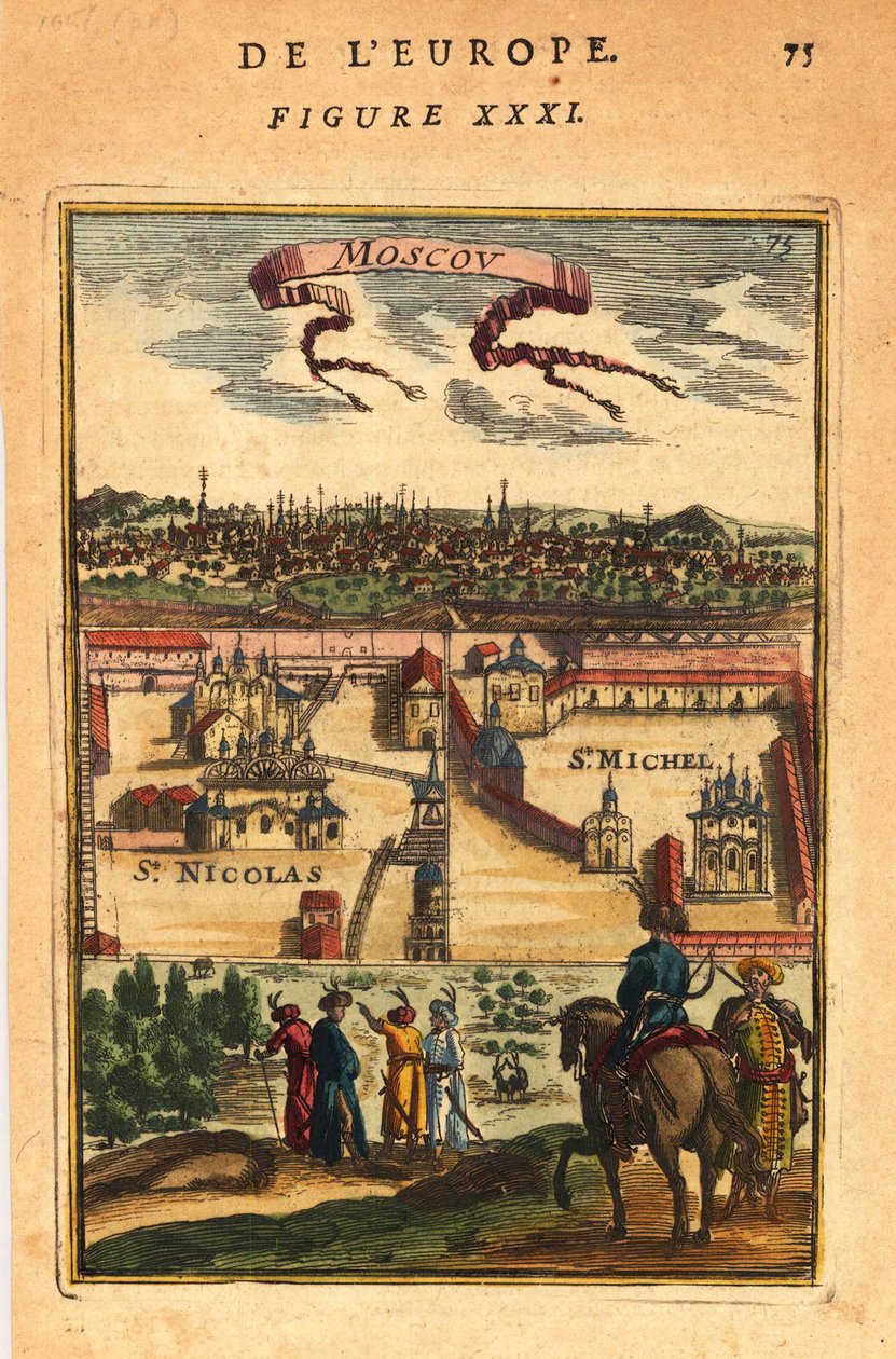 Moscú, 1683 de Alain Manesson Mallet