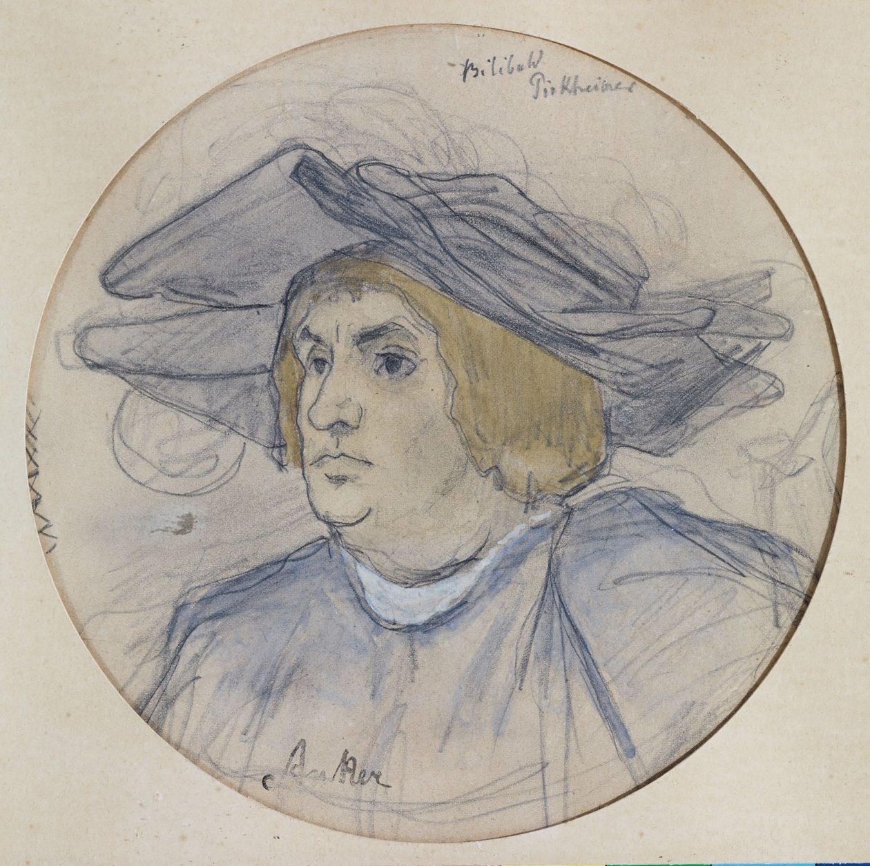 Retrato de Willibald Pirckheimer de Albert Anker