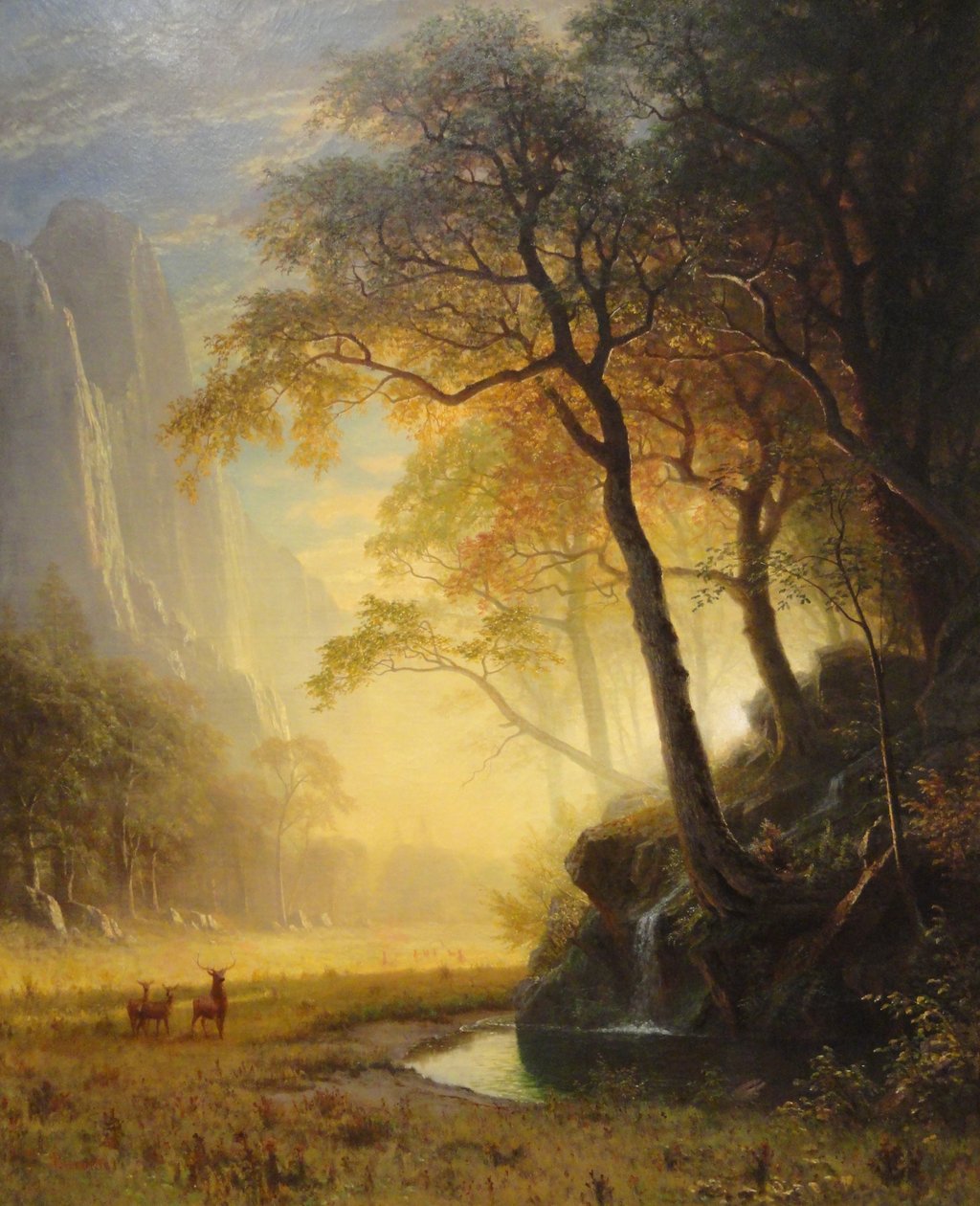 Cañón Hetch Hetchy de Albert Bierstadt