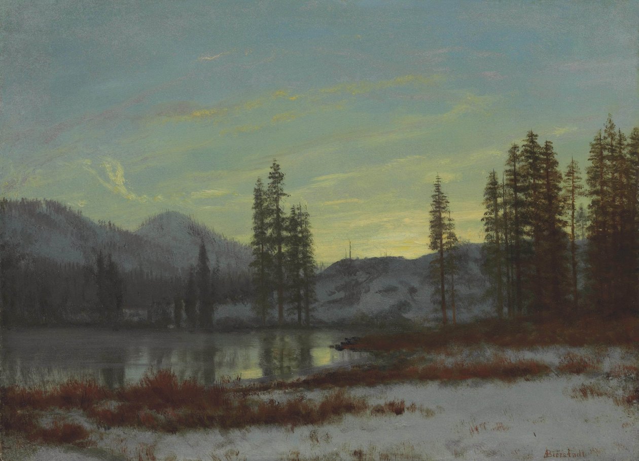 Nieve en las Rocosas de Albert Bierstadt