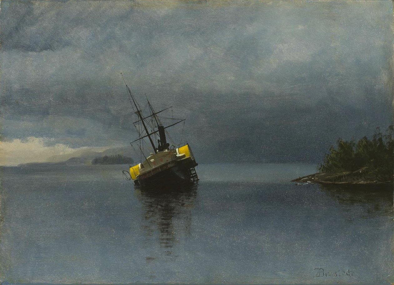 Naufragio del Ancon de Albert Bierstadt
