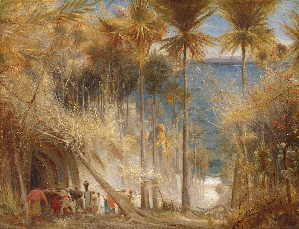 Alí Babá y los cuarenta ladrones de Albert Goodwin