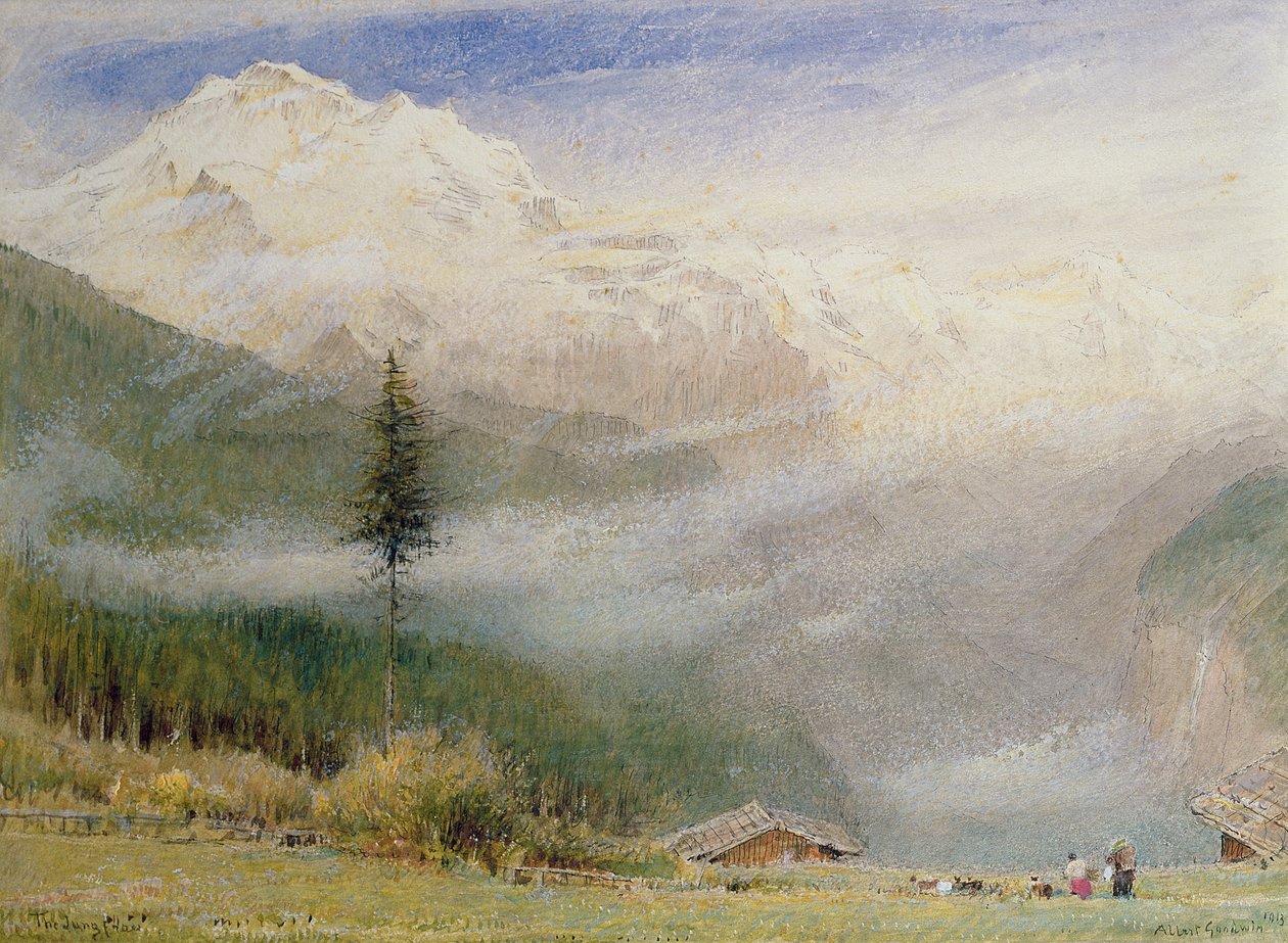 Jungfrau, 1913 de Albert Goodwin