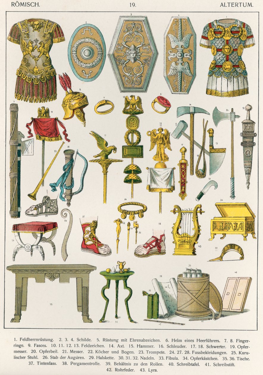 Accesorios romanos, de 