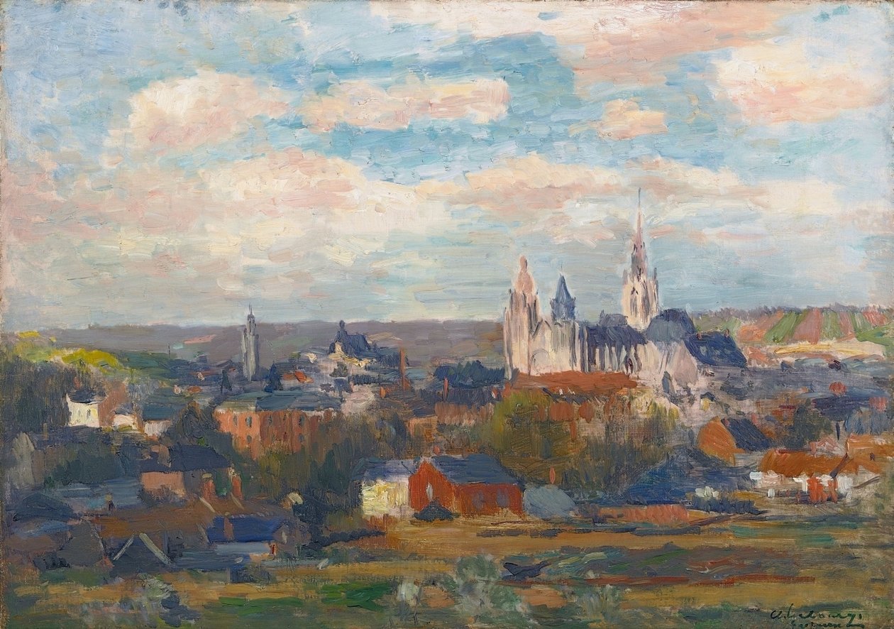 Evreux, la catedral de Notre-Dame de Albert Charles Lebourg