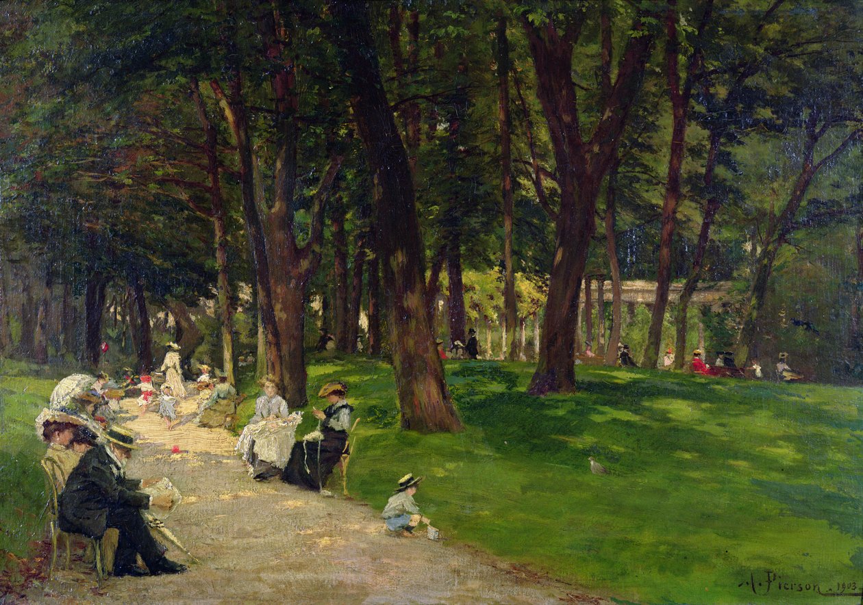 En el parque, 1903 de Albert Leopold Pierson