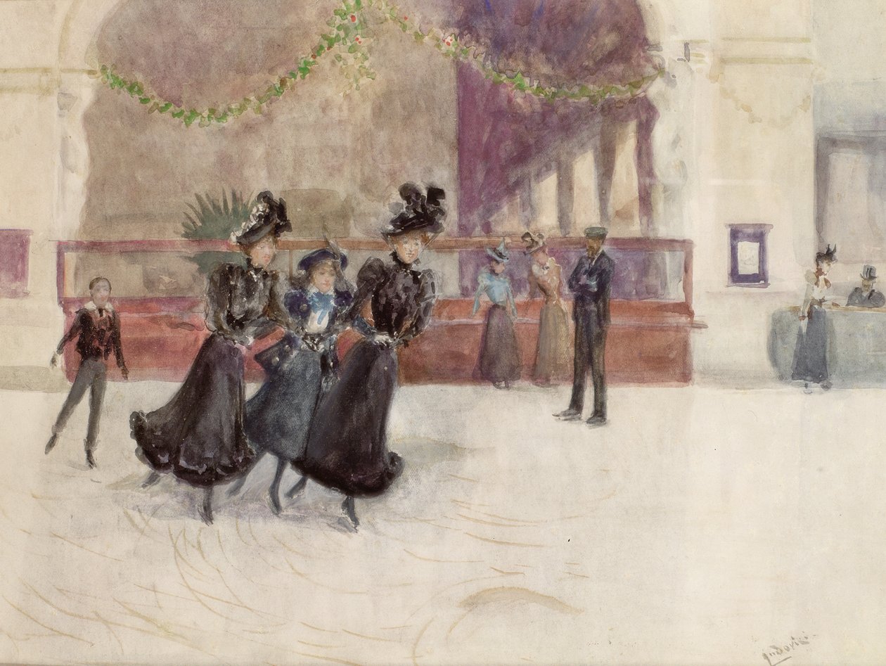 Los patinadores de Albert Snr. Ludovici