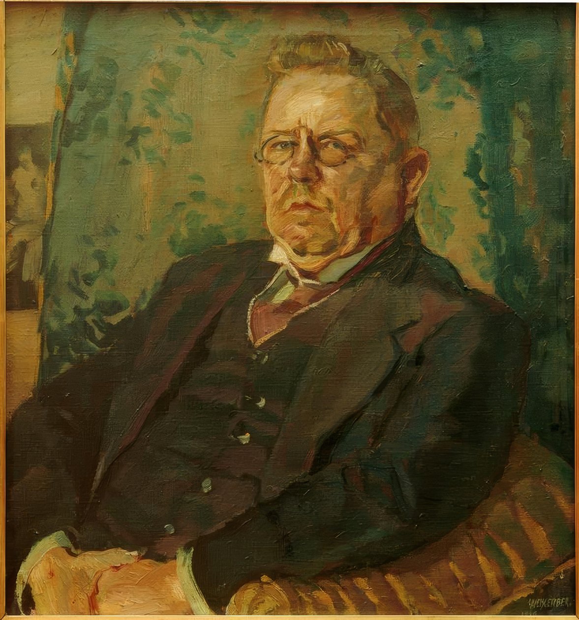 Retrato de Max Halbe de Albert Weisgerber