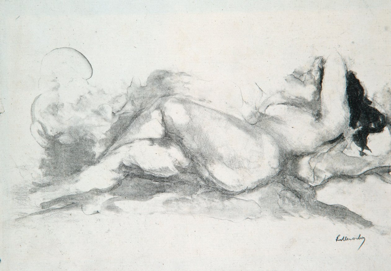 Desnudo en la cama | Albert de Belleroche