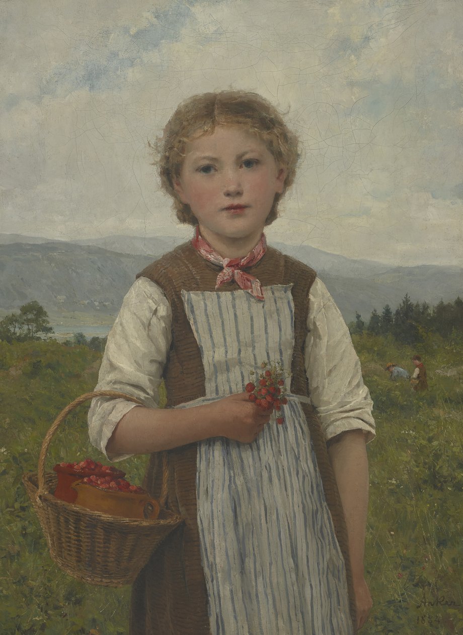 Fresa Mariette de Albert Anker