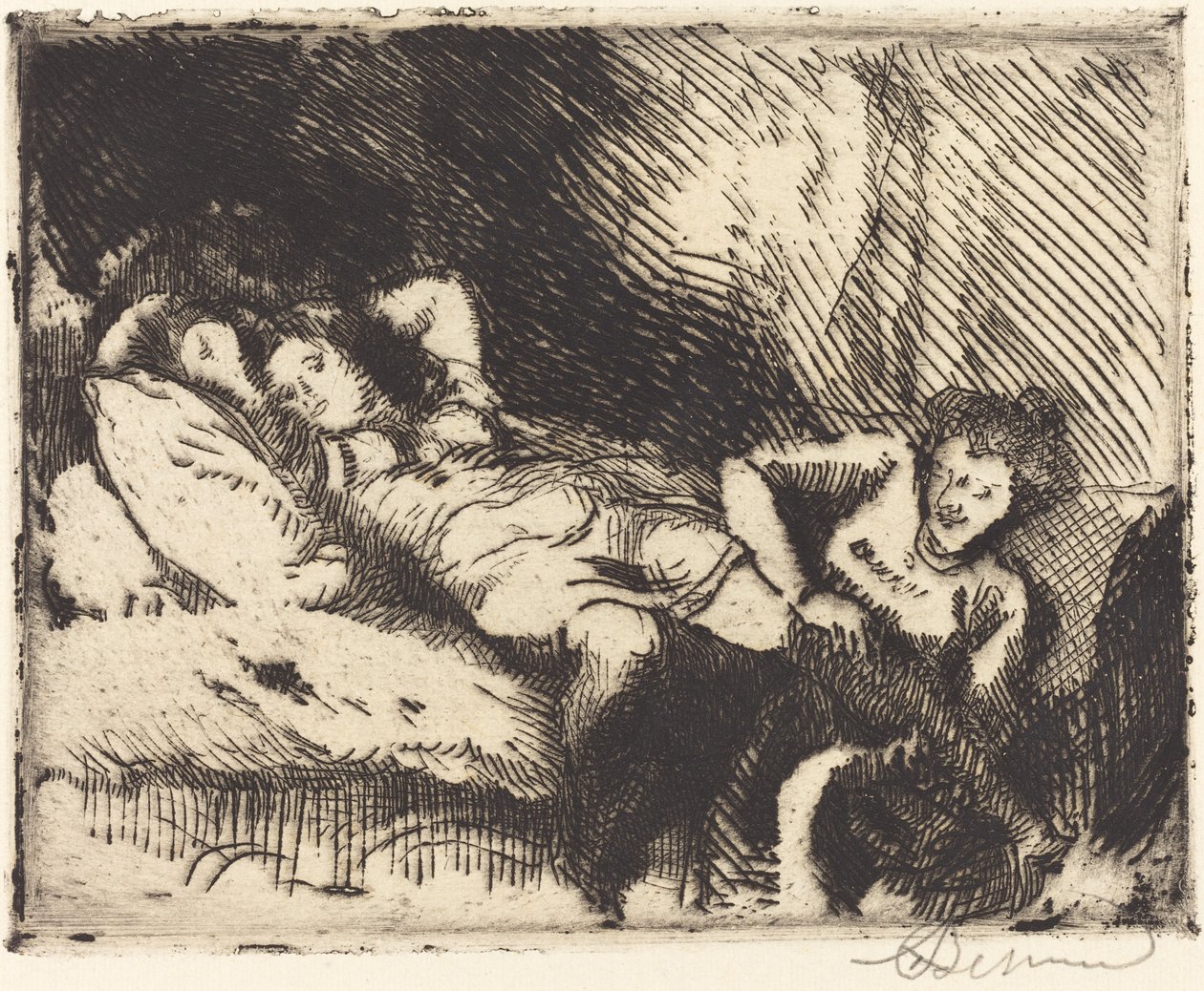 Acostándose de Albert Besnard