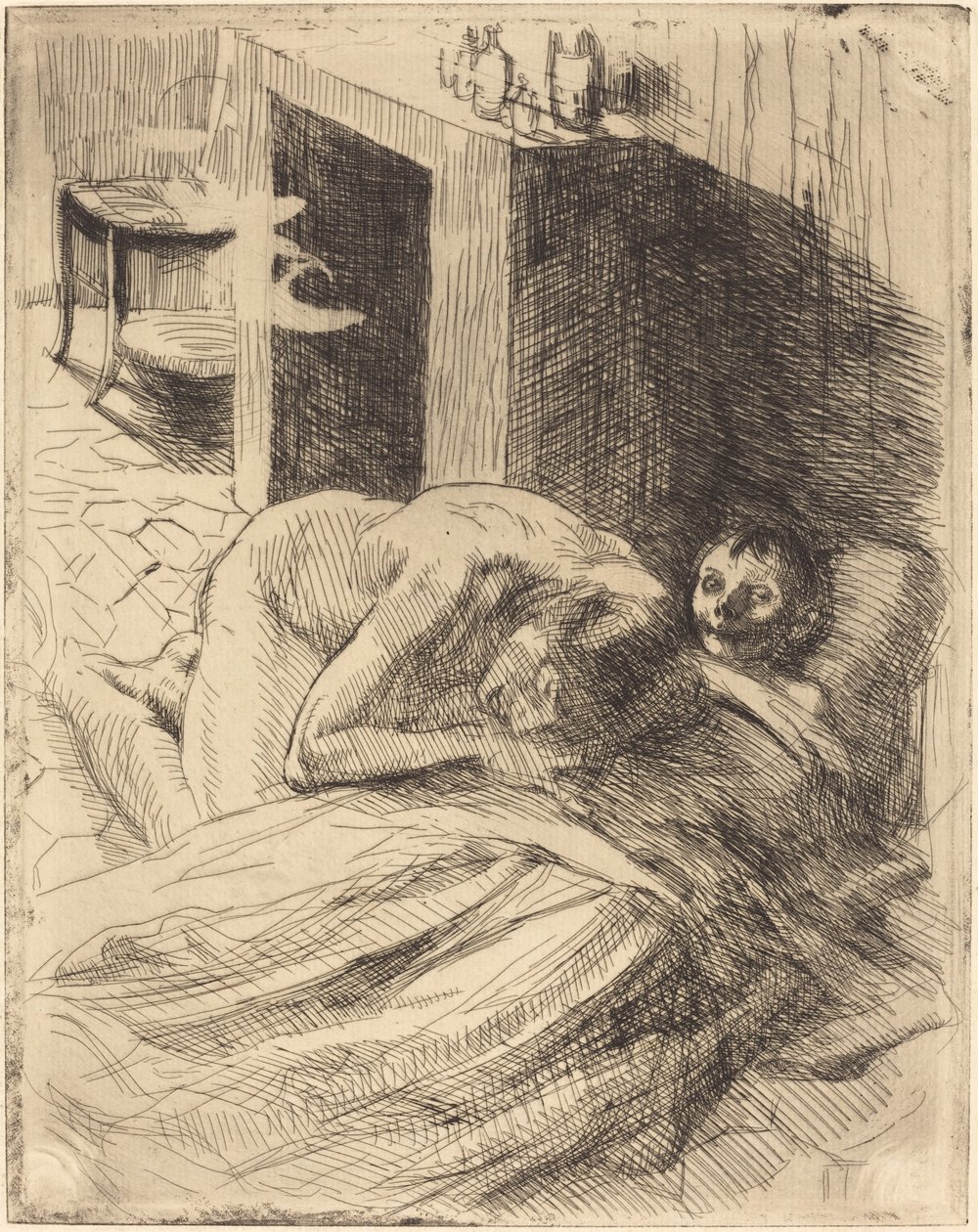 Miseria (La Misère) de Albert Besnard