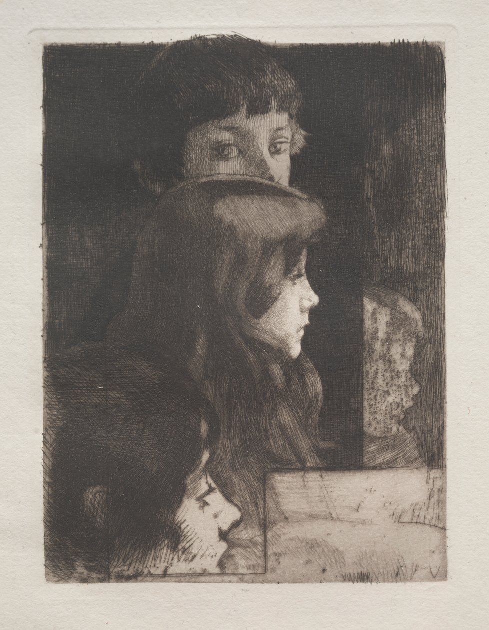 Estudio de cabezas de Albert Besnard