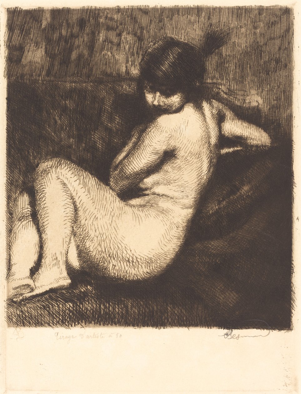 El turbante con plumas de Albert Besnard