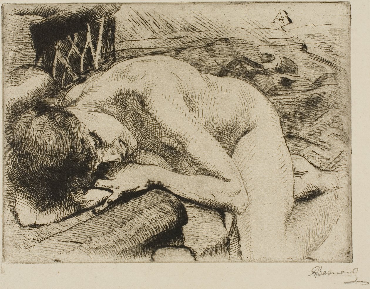 El modelo dormido de Albert Besnard