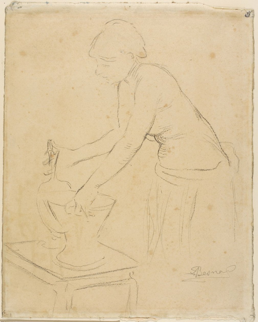 Mujer en su tocador de Albert Besnard