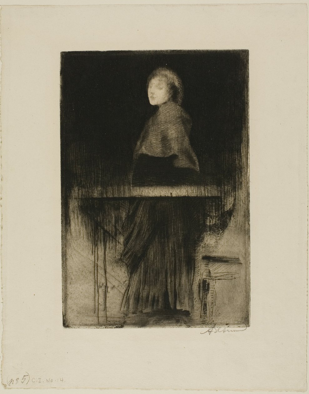 Mujer con capa de Albert Besnard